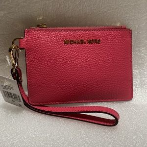 NWT 🔥 Michael kors  small coin purse Rose pink